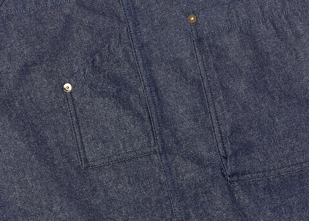 Field Grey Uniform Design London Pubs Denim Apron Detail