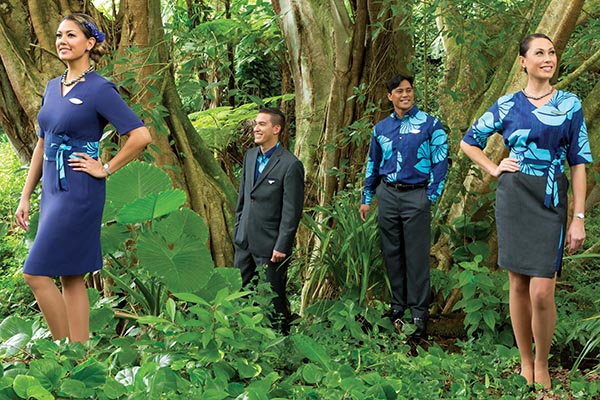 hawaiian airlines uniform air hostess cabin crew 