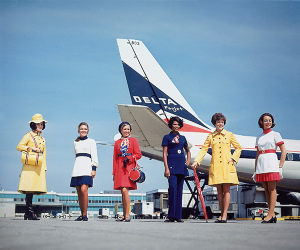 Flight Attendant uniforms 1970-73