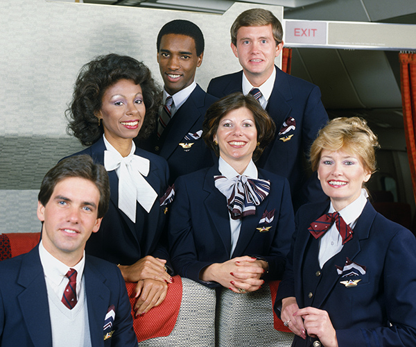 Flight Attendant Uniforms, 1983-2001