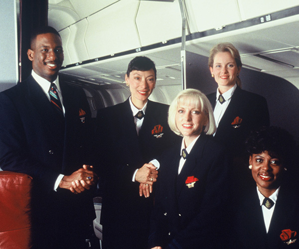 Flight Attendant Uniforms, 1983-2001