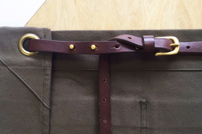 Melton Mowbray Leather Straps Made in England Aprons Uniform Design