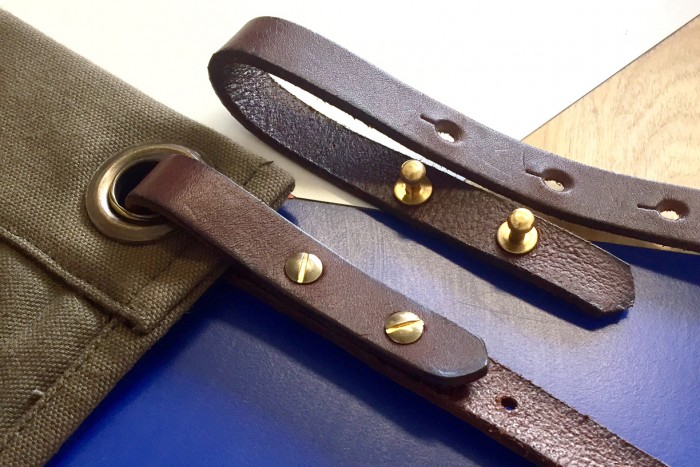 Melton Mowbray Leather Straps Made in England Aprons Uniform Design