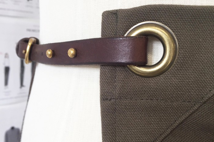 Melton Mowbray Leather Straps Made in England Aprons Uniform Design