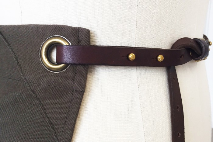 Melton Mowbray Leather Straps Made in England Aprons Uniform Design