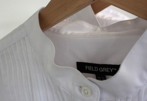 Ready Wear by Field Grey, Bib Shirt pleated