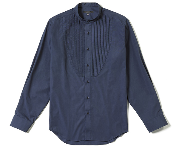 Male Pleated Bib Shirt