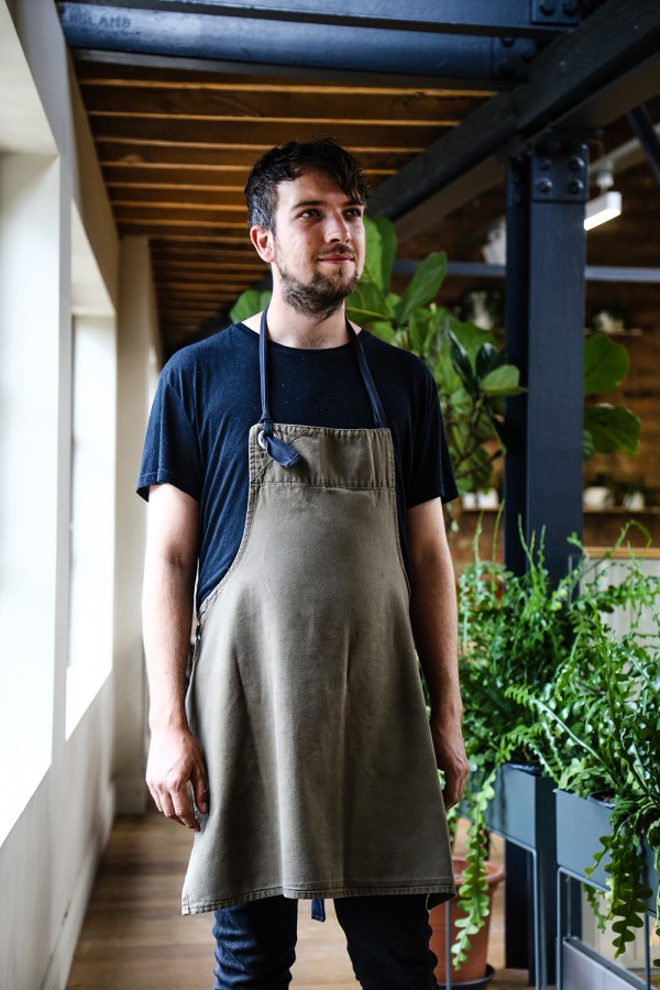 Field Grey Allpress Dalston Aprons