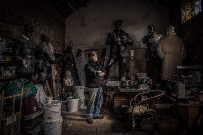 James Butler MBE RA, photographed by Peter Searle