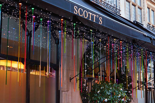 London Christmas Scott's Christopher Kane