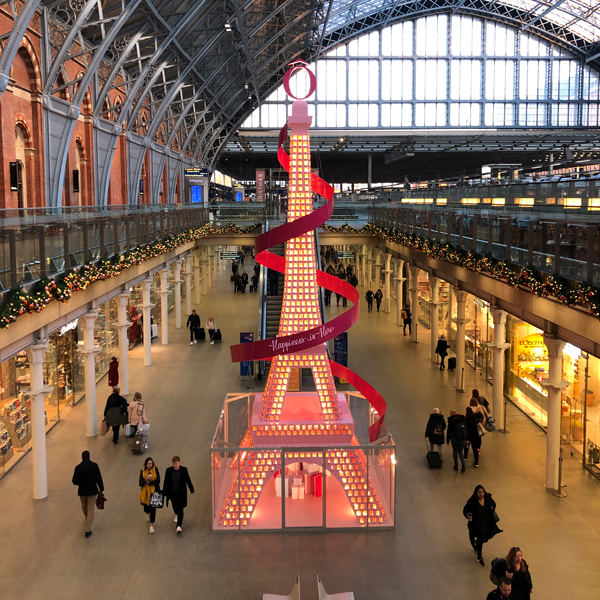 St Pancras Christmas Tree