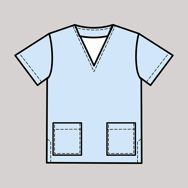 NHS Scrubs Field Grey Uniform Design