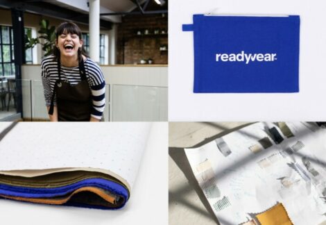 collage readywear material for london design fair