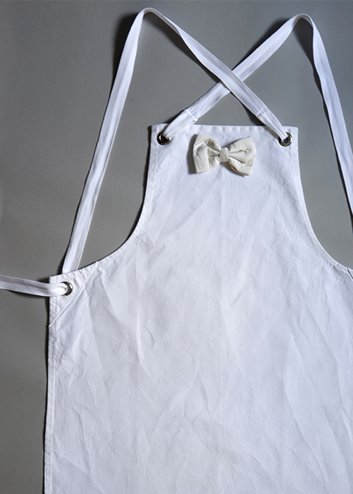 field-grey-bespoke-apron-bow-tie-eyelet-restaurantandbardesignawards