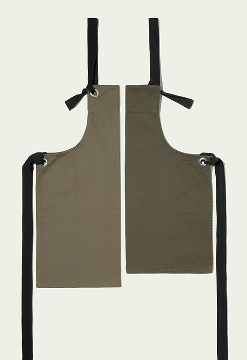 Allpress Dalston Apron Field Grey Uniform Design