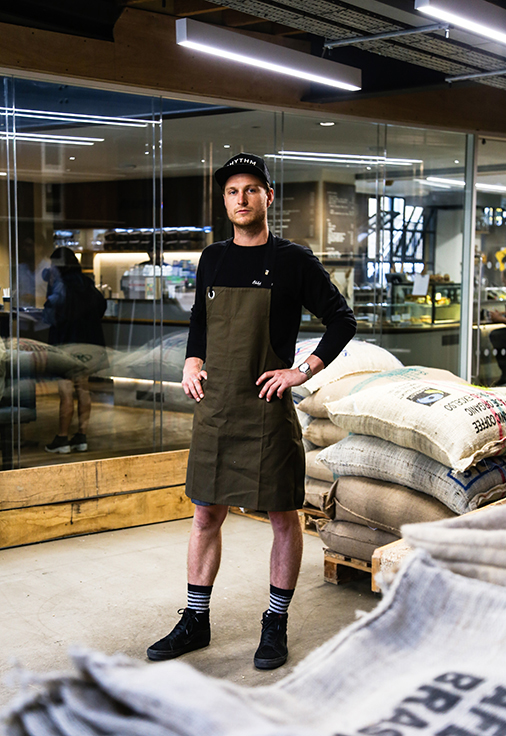 Allpress Dalston Uniform Design Aprons Field Grey