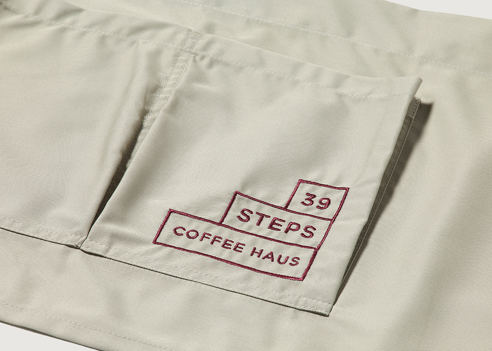 39 Steps Coffee Haus Uniform Design Field Grey