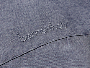 Bennett Hay Field Grey Embroidery